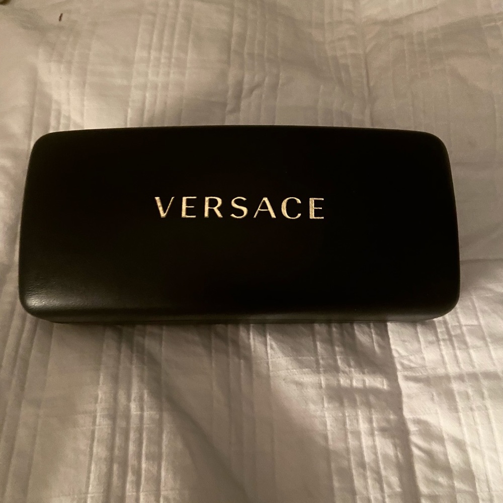 Versace Sunglass case. Black. New